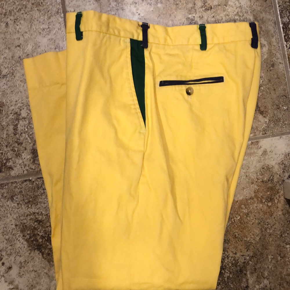 Purple, green and gold men’s pants